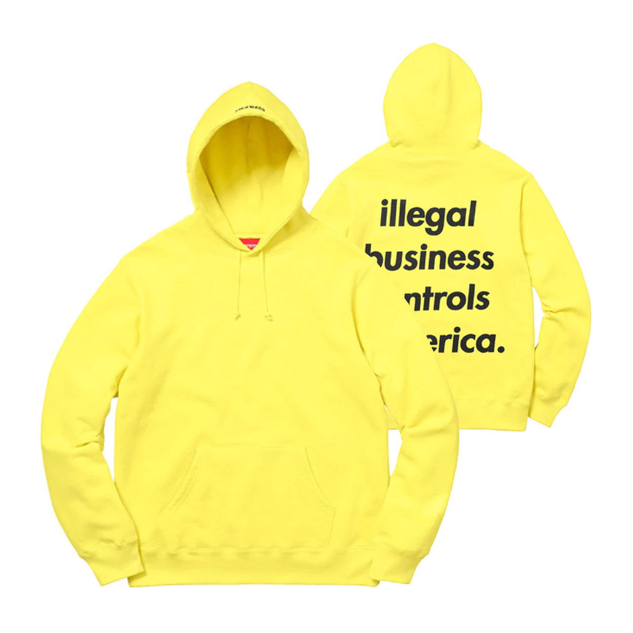 Illegal business hot sale hooded sweatshirt